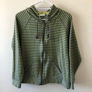Onque sport striped hoodie size L gently used